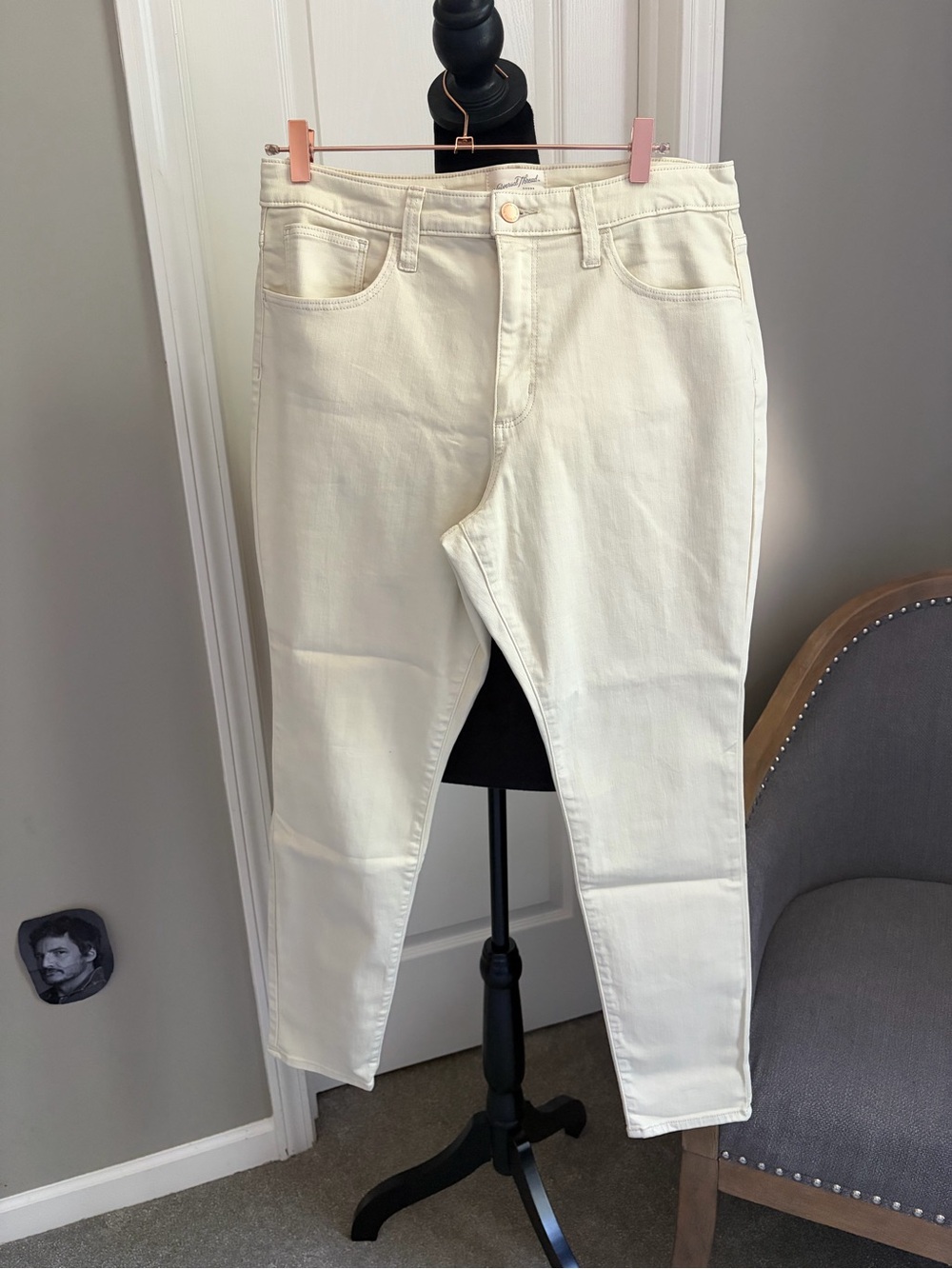 Universal Thread Cream Skinny High-Rise Jeans